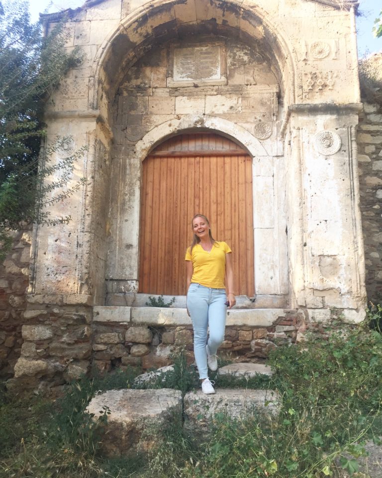 Christelle en voyage en Grèce