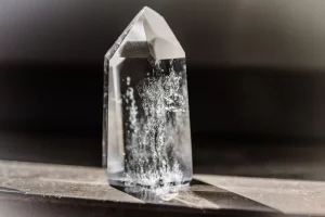 photo d'un cristal de roche