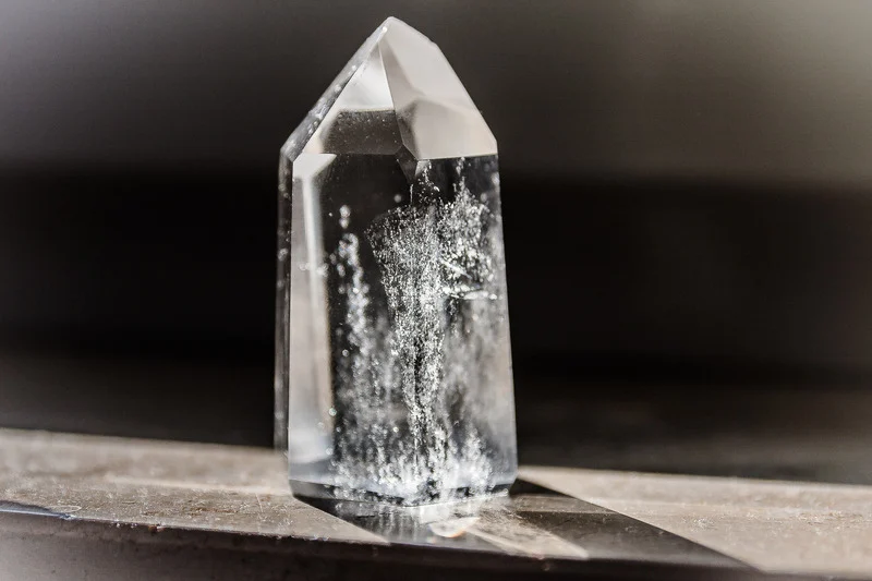 photo d'un cristal de roche